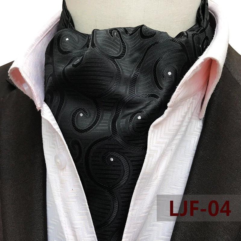 Men's Jacquard Polyester Scarf by GJG Denim
