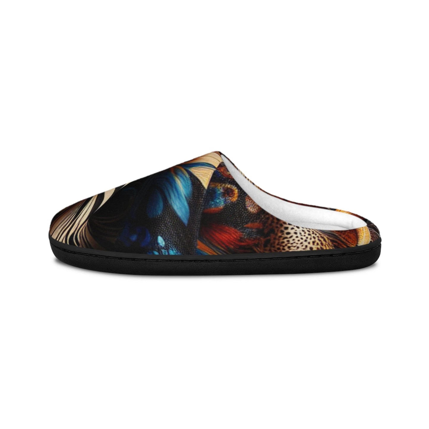 Stylish Women's Indoor Slippers, Cozy Footwear, Gift for Her, Unique Home Slippers, Comfortable House Slide-On Shoes by Printify