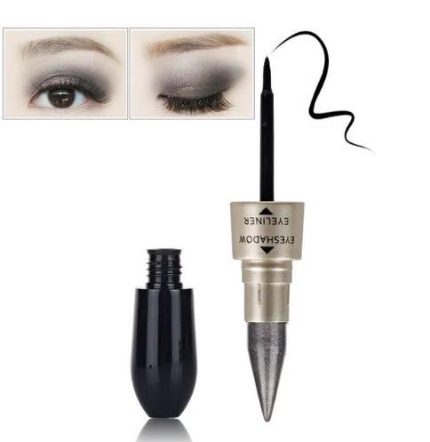 Double head six color eyeshadow black eyeliner by GJG Denim
