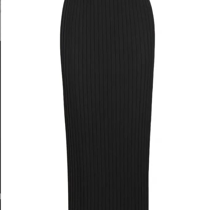 New Style Outerwear Casual Fashionable Versatile Midi Skirt In Light Gray by GJG Denim