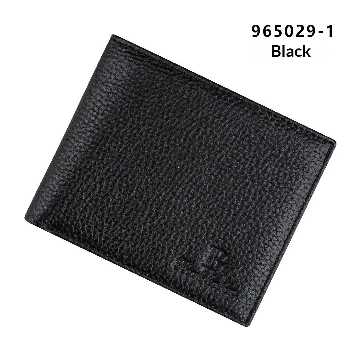 Men's Anti-Scanning RFID High-Capacity Credit Card Holder Made From First-Layer Cowhide Leather by GJG Denim
