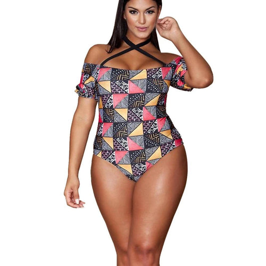 Geometric bikini ladies plus size by GJG Denim