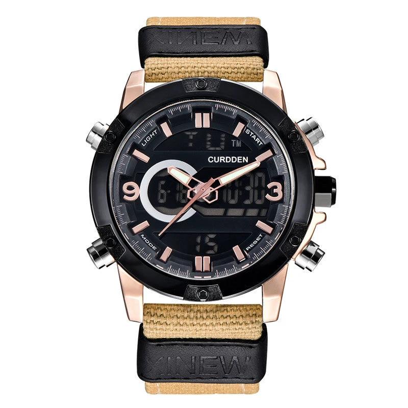 Men's Fashion Belt Multi-functional Watch by GJG Denim