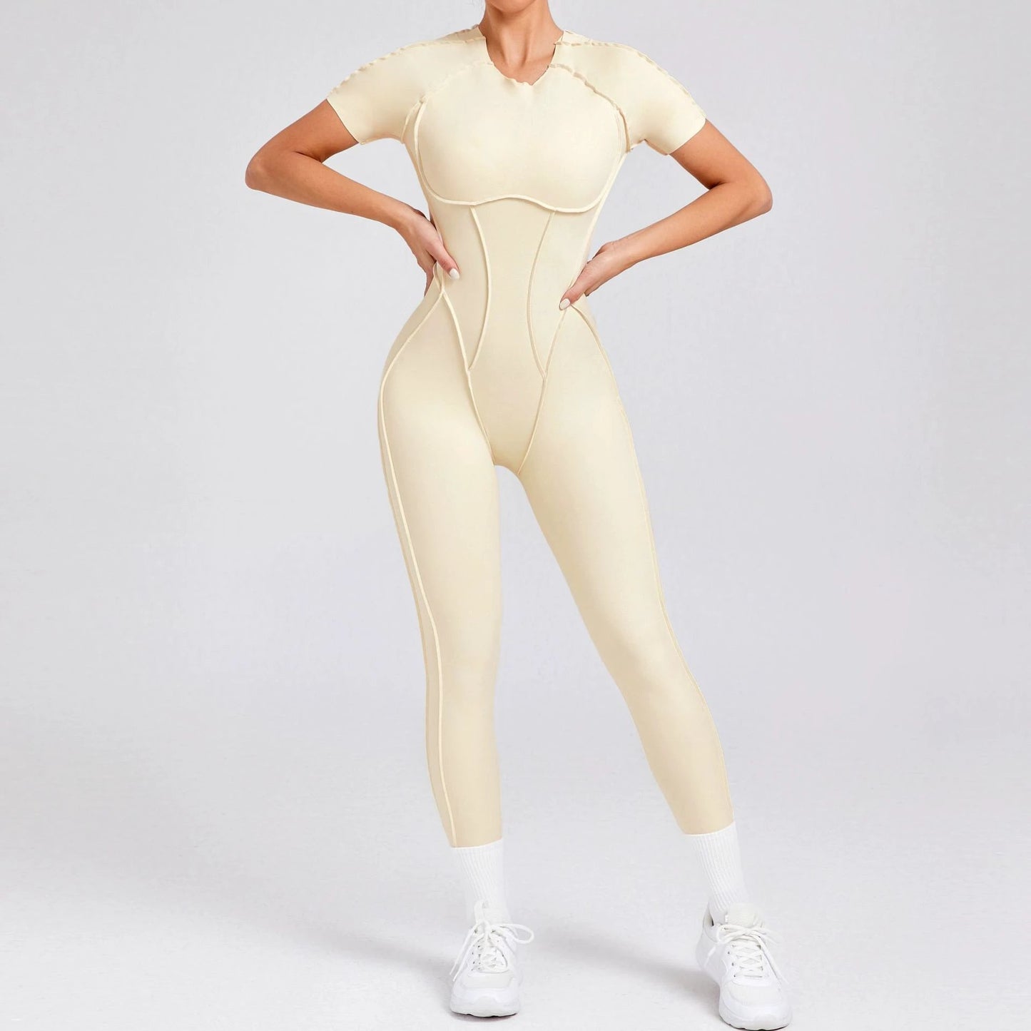 One-piece Sports Yoga Jumpsuit by GJG Denim