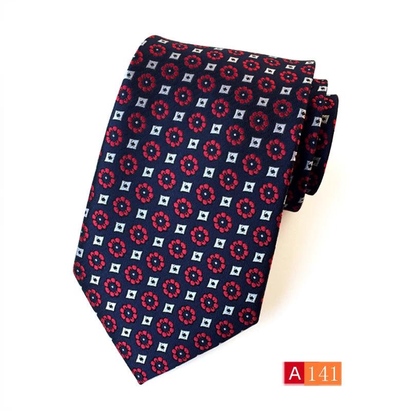 Men's Casual Formal Wear Polyester Jacquard Tie by GJG Denim