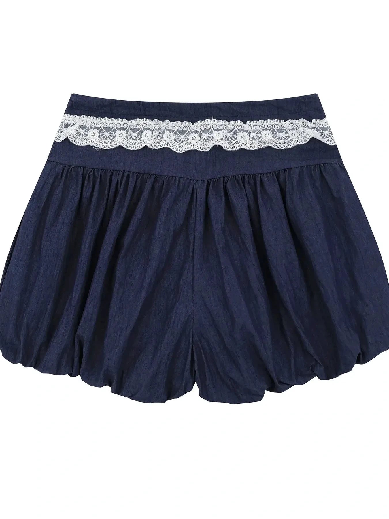 Lace Trim Shorts with Drawstring by Lady Ros