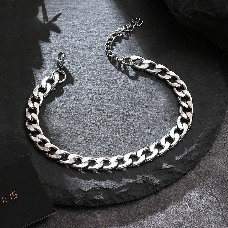 Men's Retro Cuban Bracelet by GJG Denim