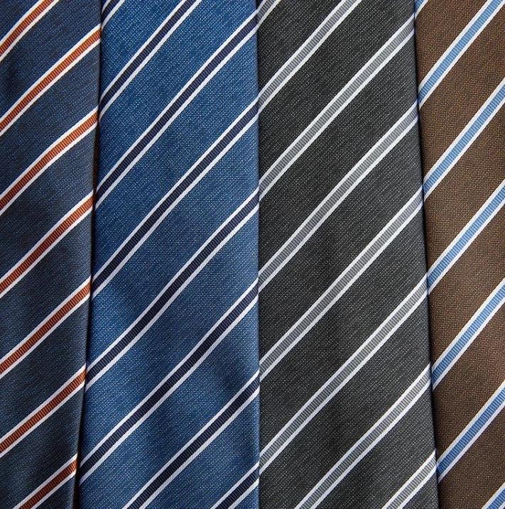 Business Formal Wear Striped Tie Host Commuter Arrow All-match Suit Shirt Accessories by GJG Denim