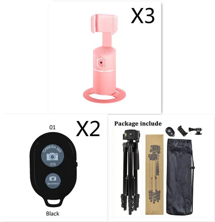Smart Face Recognition Tracking PTZ Mobile Phone Stand Anchor Live Broadcast Stand by GJG Denim