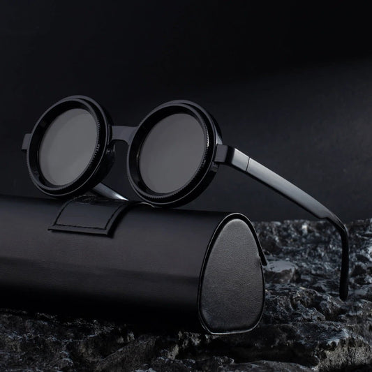 Sun Glasses Male Zoom Rotating Glasses Sun Protection by GJG Denim