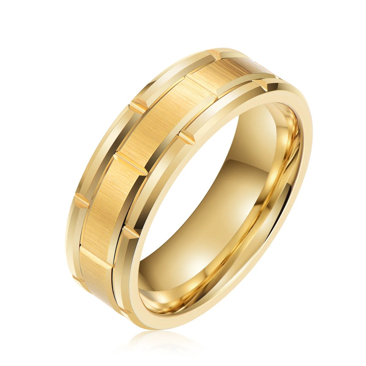 Fashionable Minimalist And Trendy Tungsten Steel Ring For Men by GJG Denim