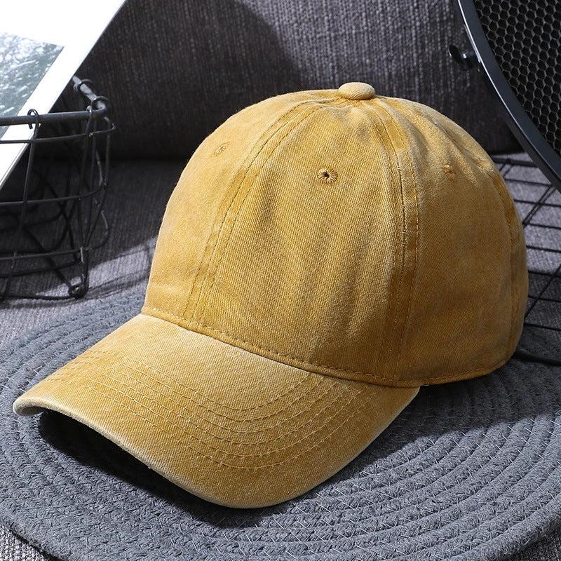 Men's Washed/Distressed Baseball Hats by GJG Denim