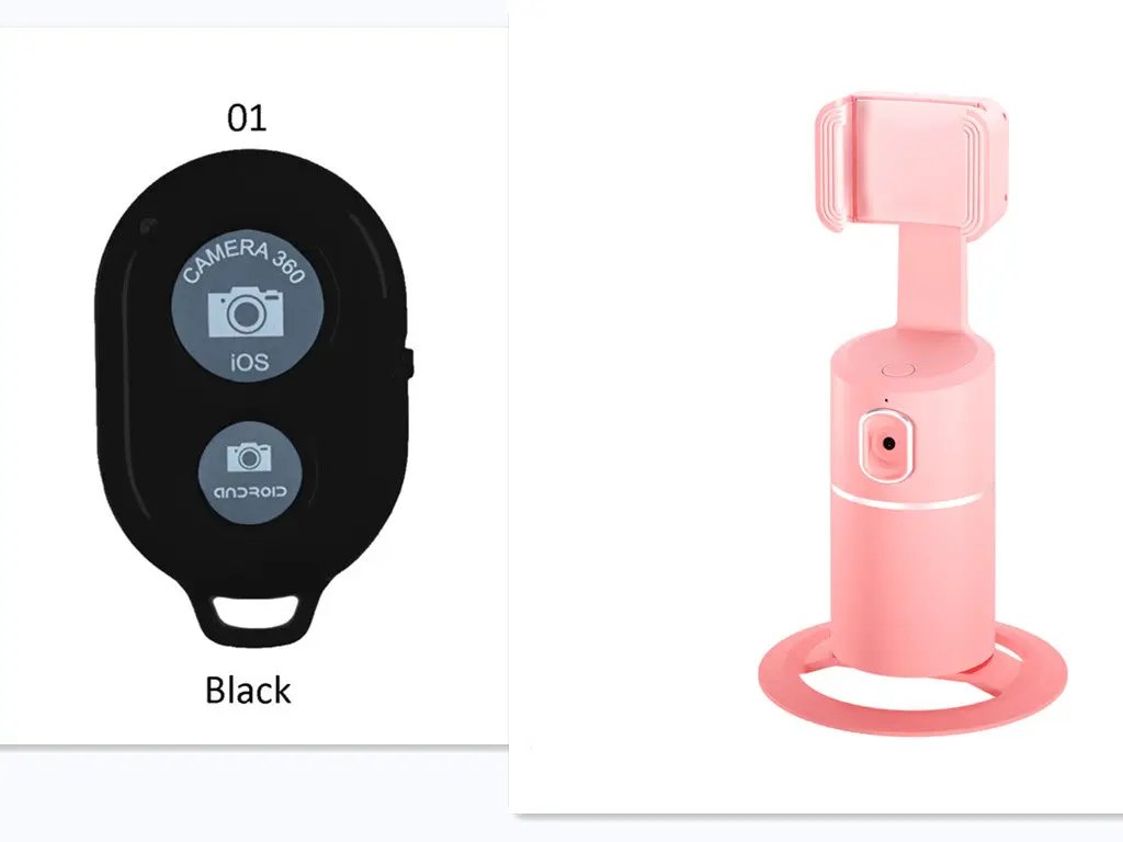Smart Face Recognition Tracking PTZ Mobile Phone Stand Anchor Live Broadcast Stand by GJG Denim