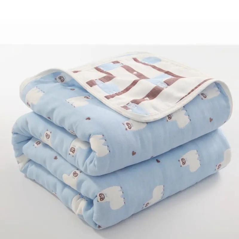 Six-layer Gauze Summer Air Conditioner Quilt Blanket by GJG Denim