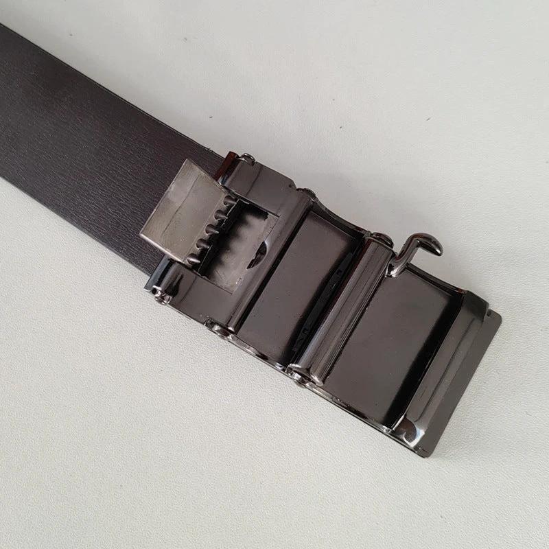 Men's Classic Casual Business All-match Automatic Buckle Belts by GJG Denim