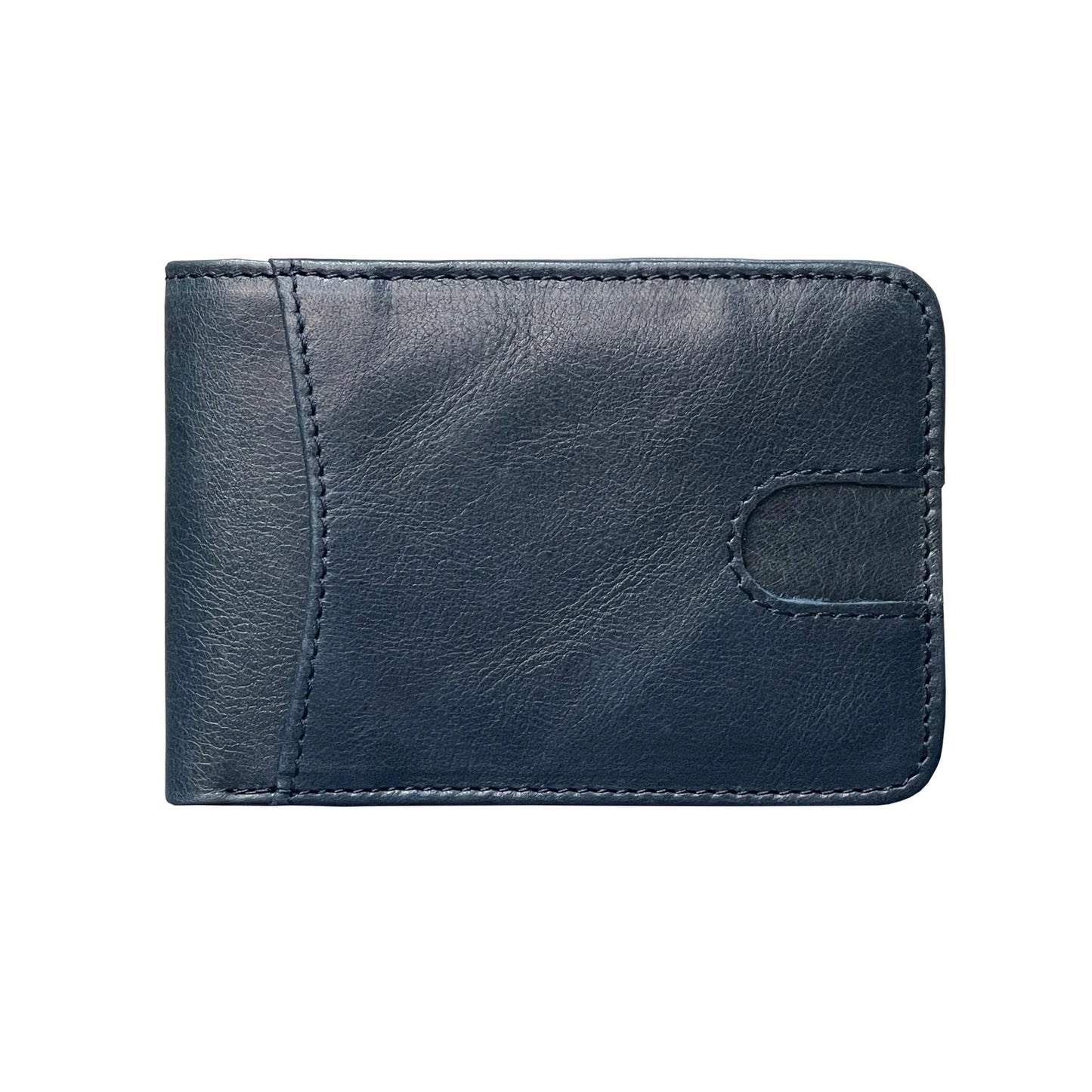 Oil-waxed Leather Wallet For Men by GJG Denim