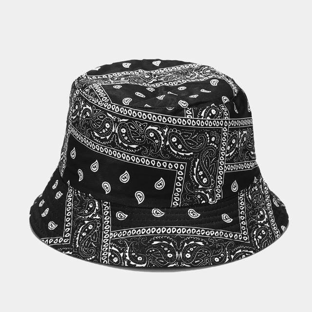 Men's Bandana Printed Bucket Hat by GJG Denim