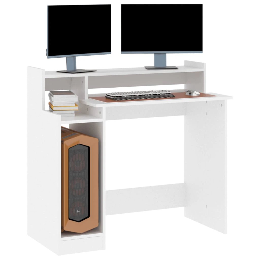 Desk w/LED, Wood Composite Desk by GJG Denim