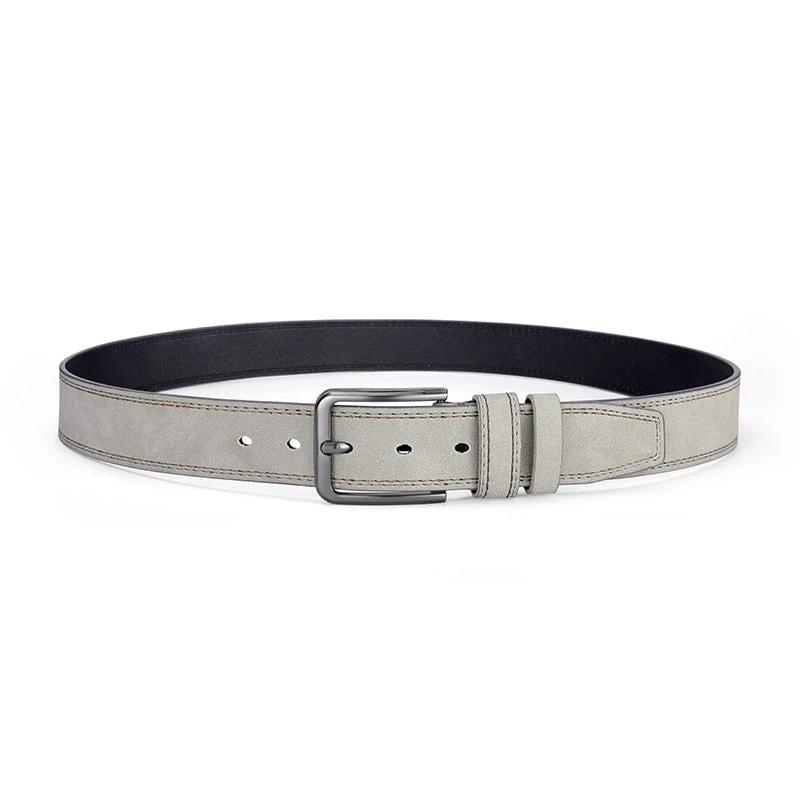 Versatile Alloy Pin-buckle Belt For Men by GJG Denim