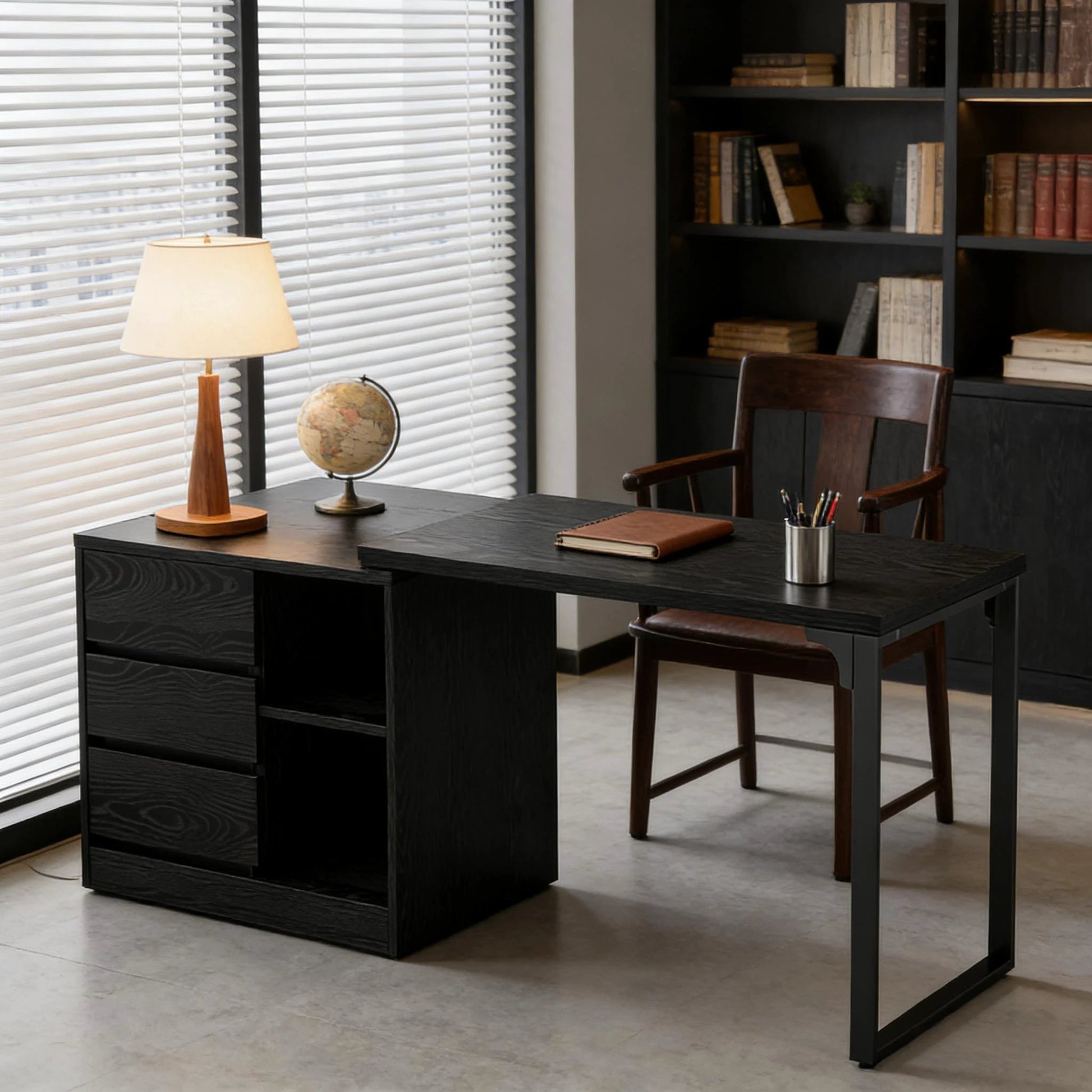 Reversible Corner Office Desk, L-Shaped Computer Desk, Executive Desk by GJG Denim