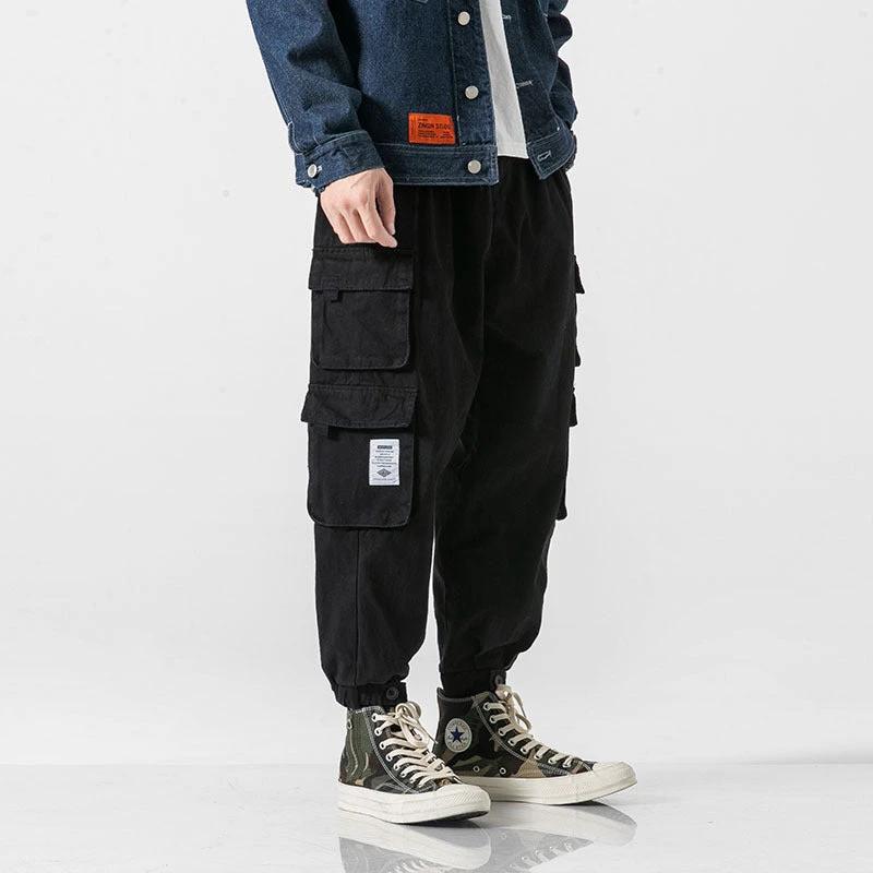 Men's Casual Tapered Pants by GJG Denim