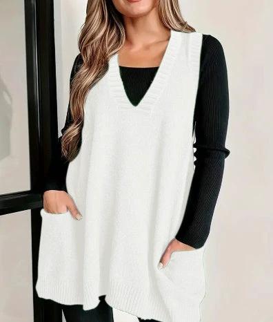 Loose Plus Size Sleeveless Pullover Casual Fashion by GJG Denim