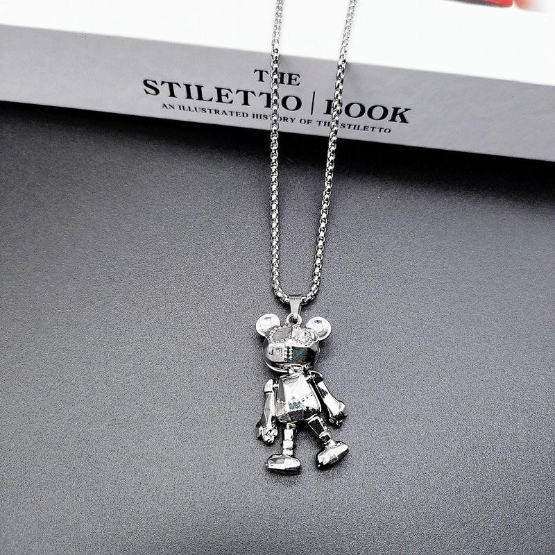 Men's Bear Necklace by GJG Denim