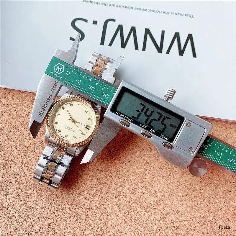 Stainless Steel Mechanical Watch For Men by GJG Denim