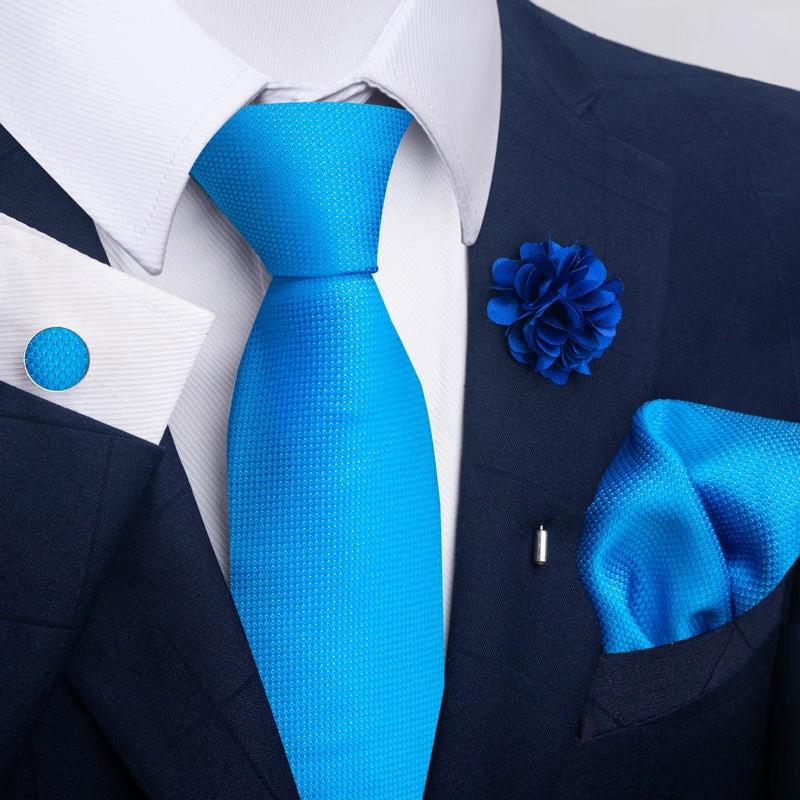 Men's Tie and Pocket Square Combo by GJG Denim