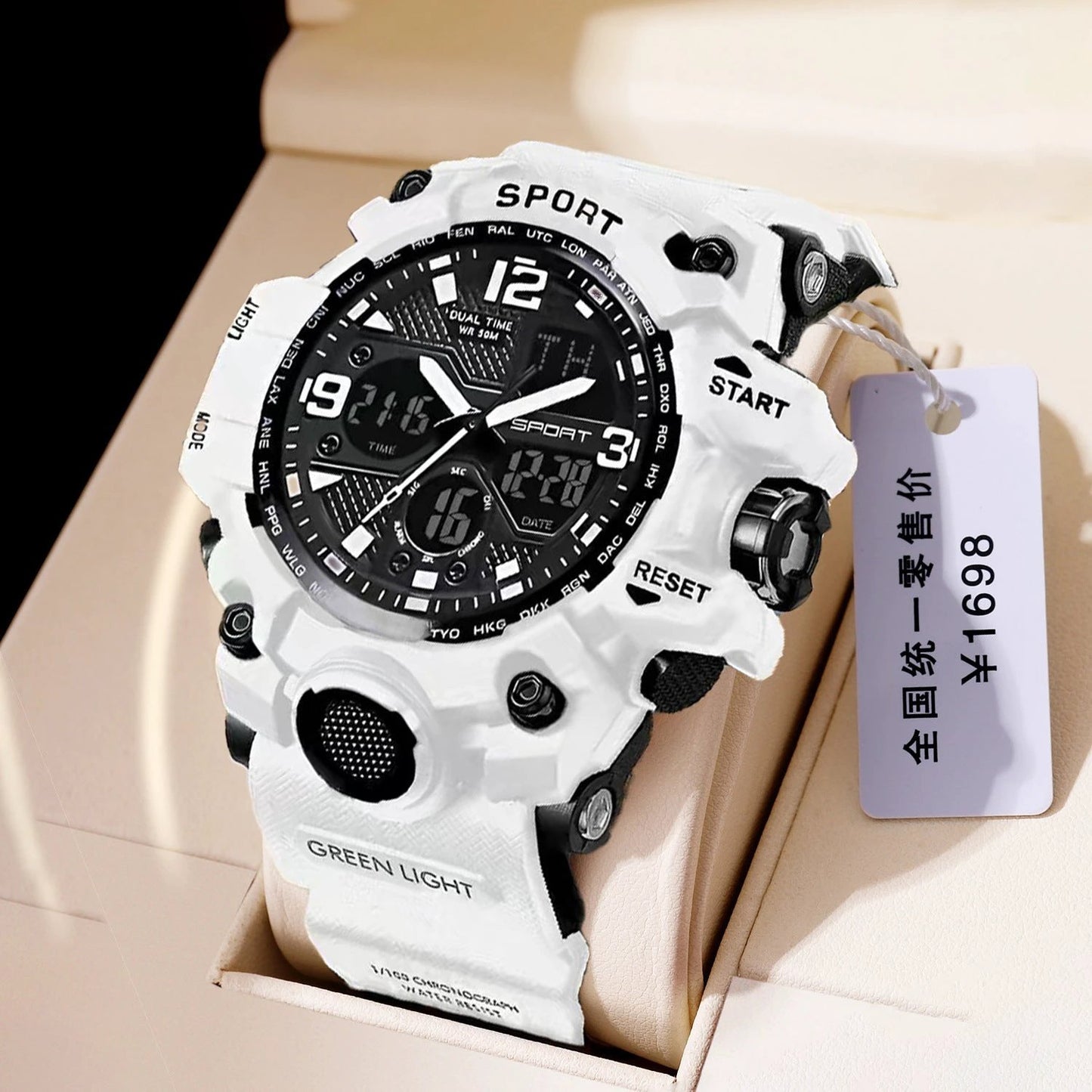 Men's Luminous Cross-border Electronic Watch by GJG Denim