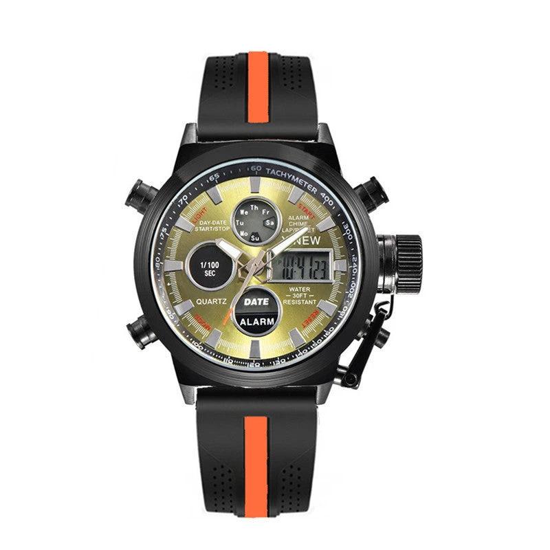 Men's Fashion Belt Multi-functional Watch by GJG Denim