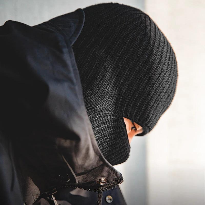 Vintage Knitted Melon Skin Warm Beanie by GJG Denim