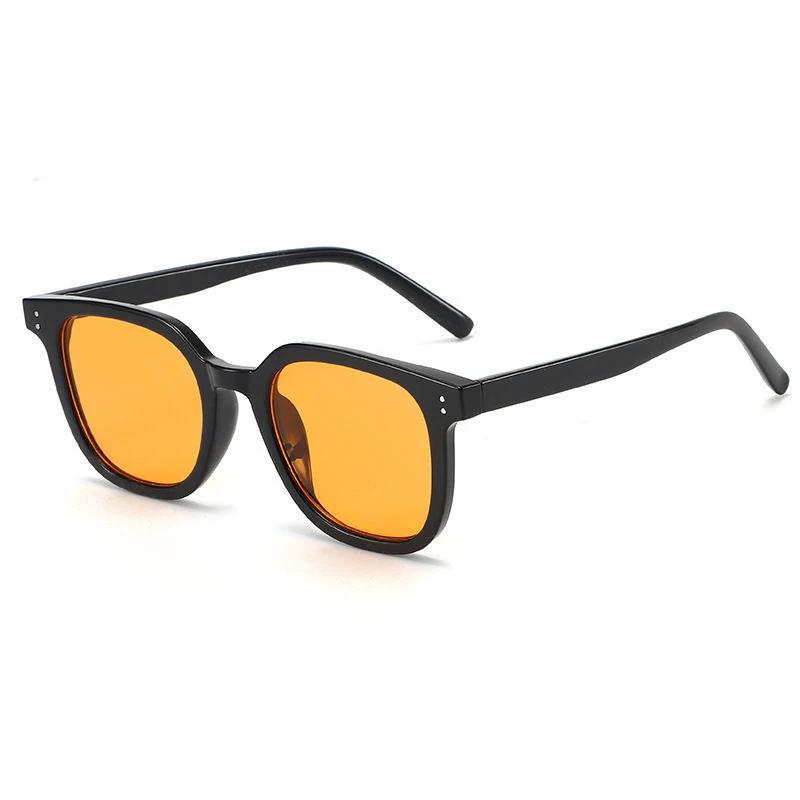New Square Simple Bold-frame Sunglasses For Men by GJG Denim