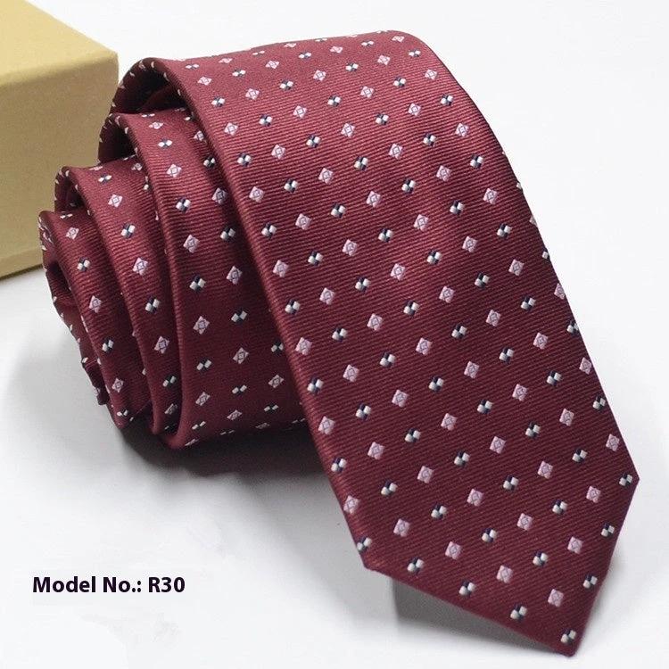 Men's Fashion Exquisite Jacquard Tie by GJG Denim