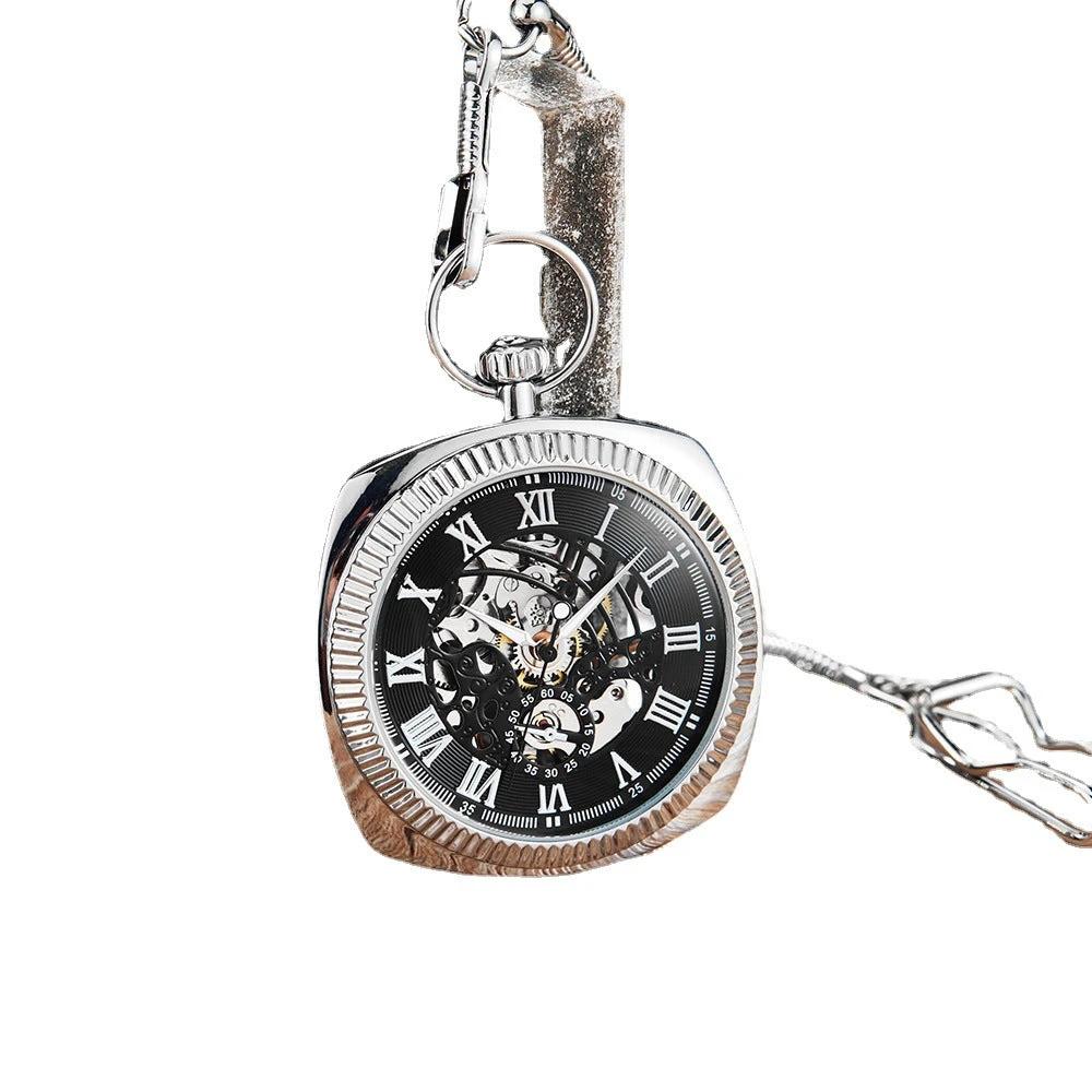 Trendy Fashionable Classic Retro Pocket Watch With A Chain For Men by GJG Denim