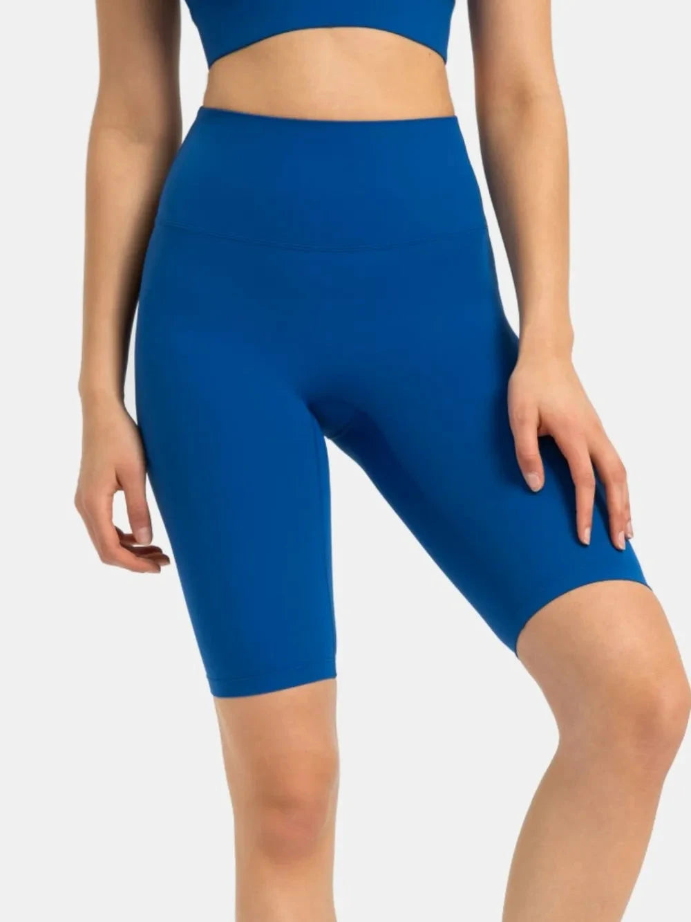 Millennia High Rise Wide Waistband Active Shorts by Lady Ros