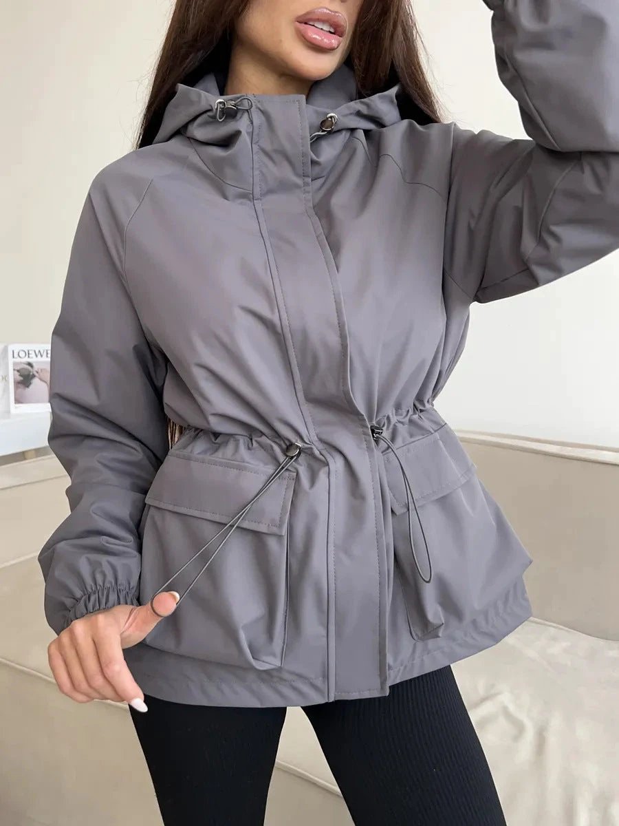 Casual Fashion Women's Shell Jacket Long Sleeve by GJG Denim
