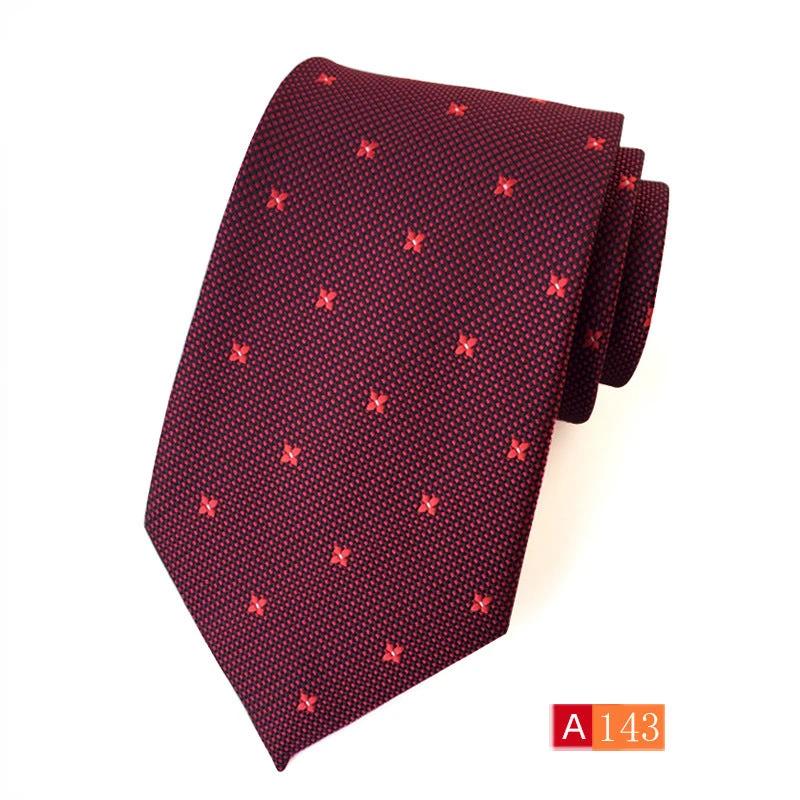 Men's Casual Formal Wear Polyester Jacquard Tie by GJG Denim