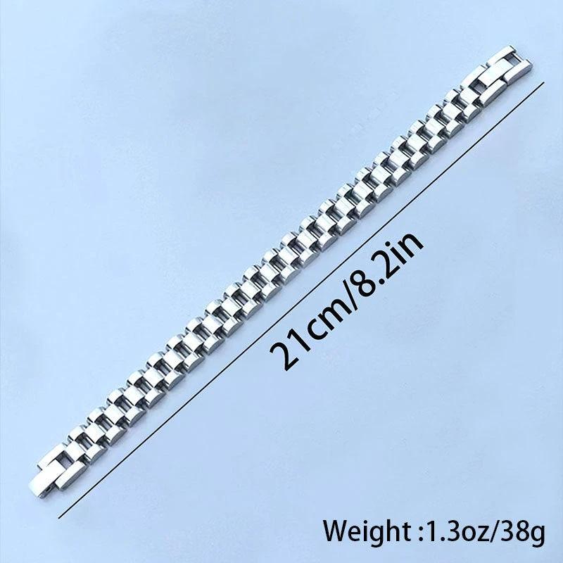 Men's Stainless Steel Watch Band Bracelet by GJG Denim