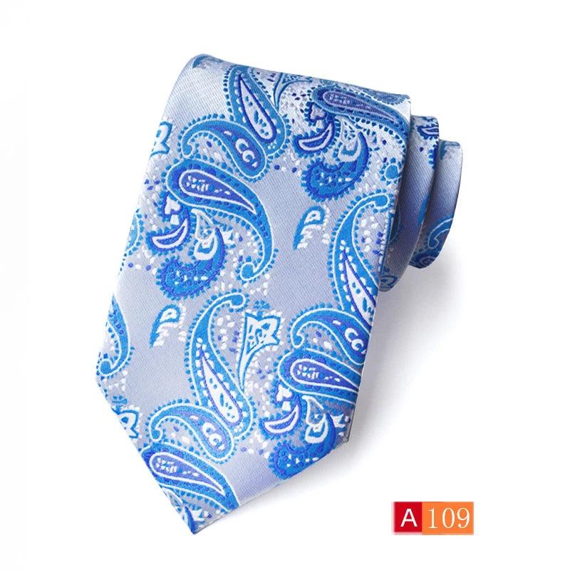 Men's Casual Formal Wear Polyester Jacquard Tie by GJG Denim