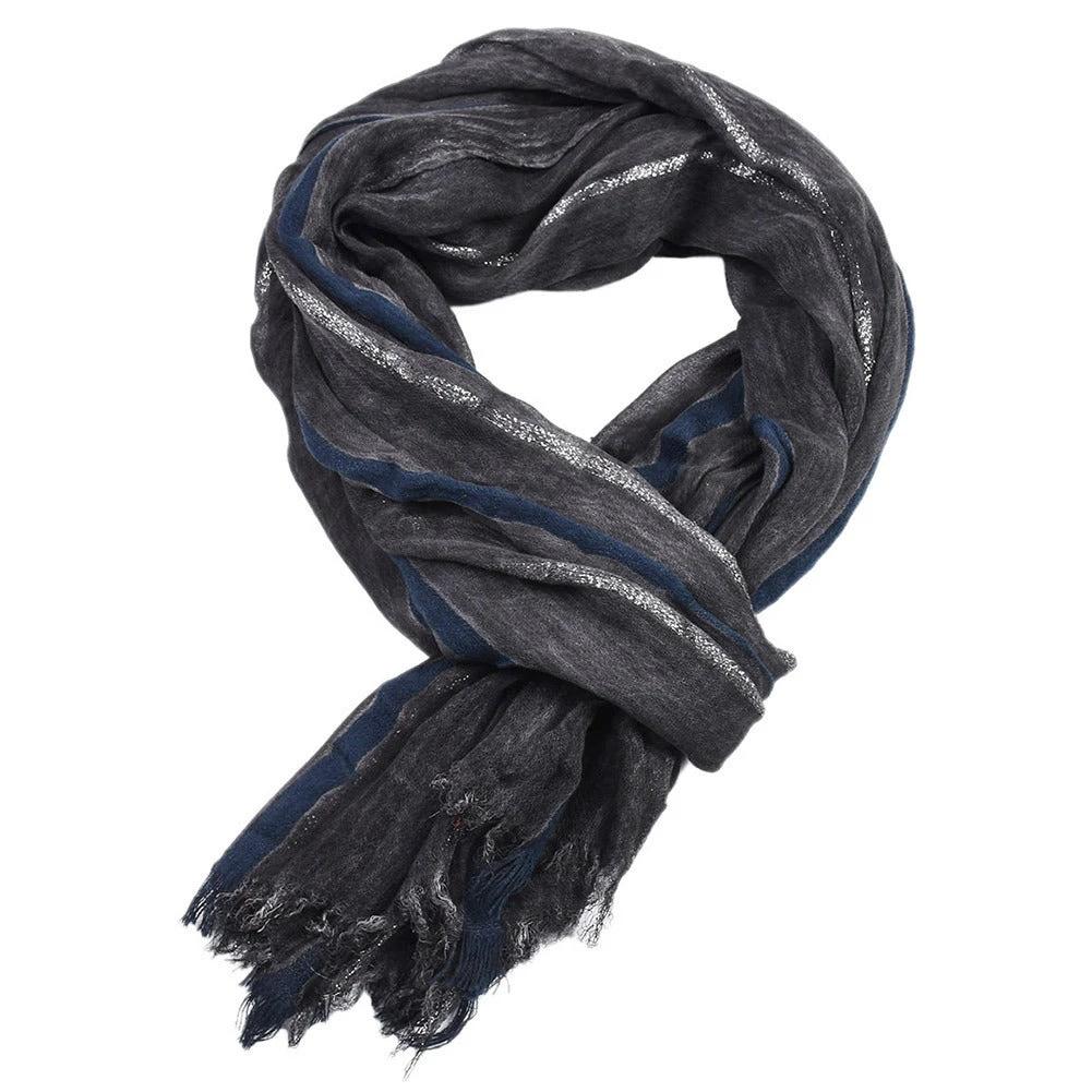 Men's Retro Striped Scarf by GJG Denim