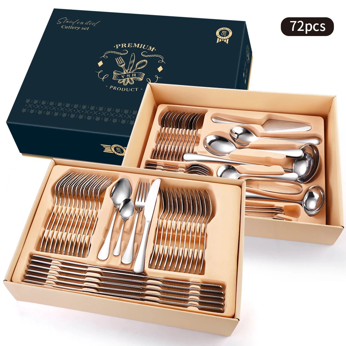 Stainless Steel Tableware Gift Box Set by GJG Denim