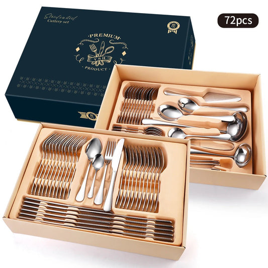 Stainless Steel Tableware Gift Box Set by GJG Denim