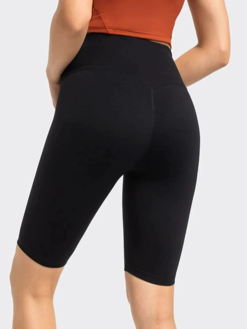 Millennia High Rise Wide Waistband Active Shorts by Lady Ros