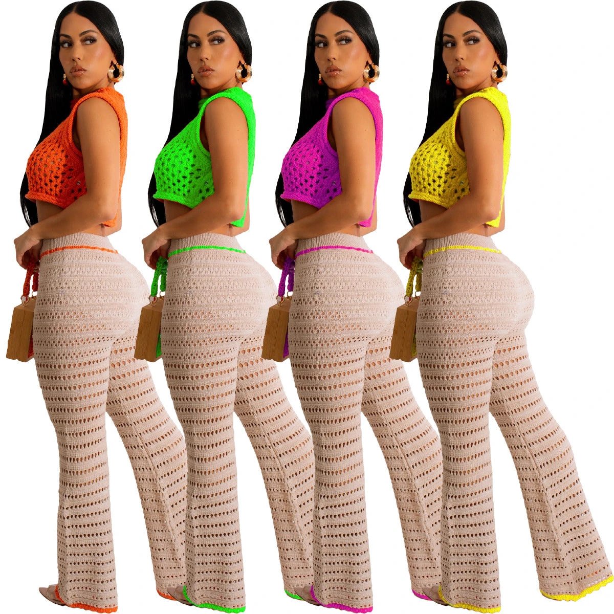 Crochet Casual set by GJG Denim