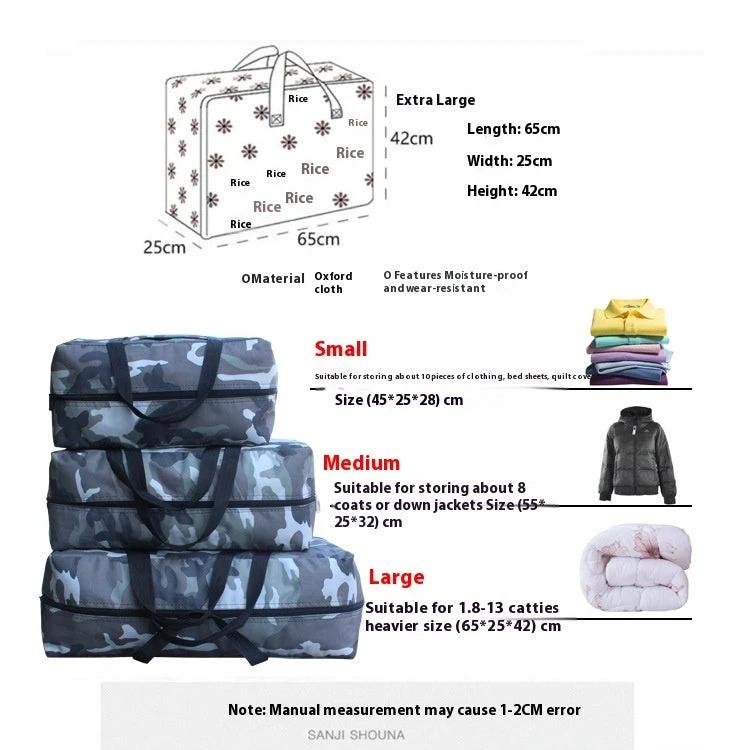 Men's Luggage Thickened Waterproof Travel Bag by GJG Denim