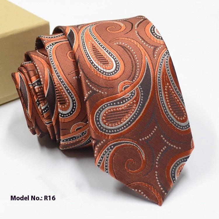 Men's Fashion Exquisite Jacquard Tie by GJG Denim