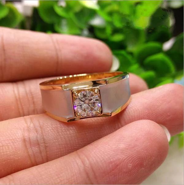 Gold-Plated Men's Ring by GJG Denim