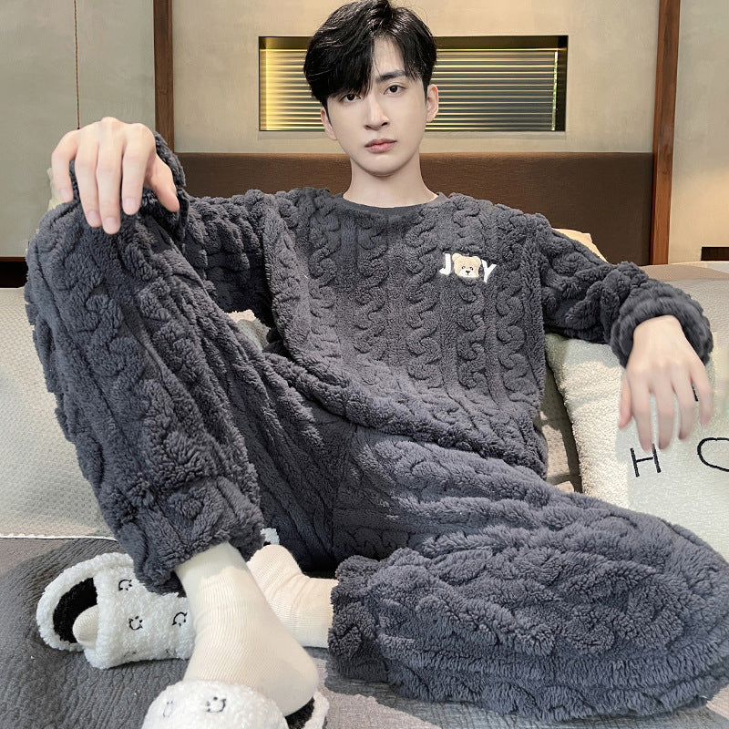 Men's Thickened Pajamas Set by GJG Denim