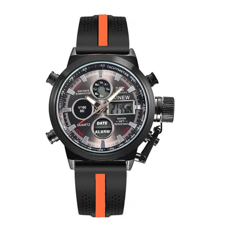 Men's Fashion Belt Multi-functional Watch by GJG Denim